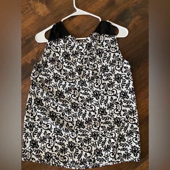 Loft black and white patterned tank - Picture 4 of 4